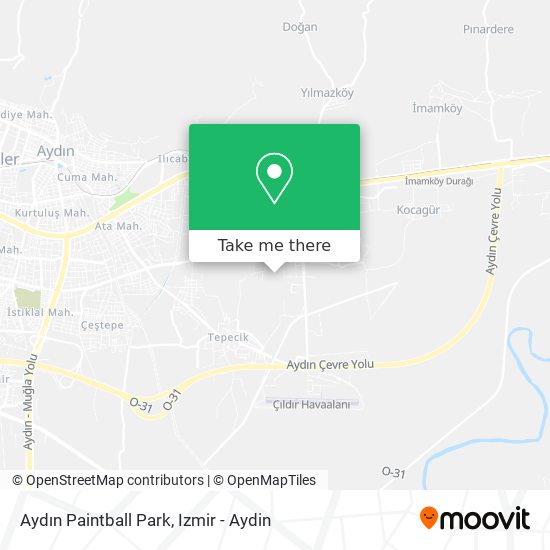 Aydın Paintball Park map