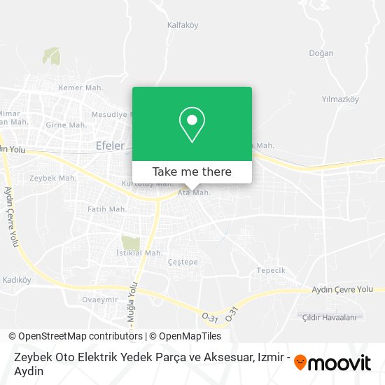 Zeybek Oto Elektrik Yedek Parça ve Aksesuar map