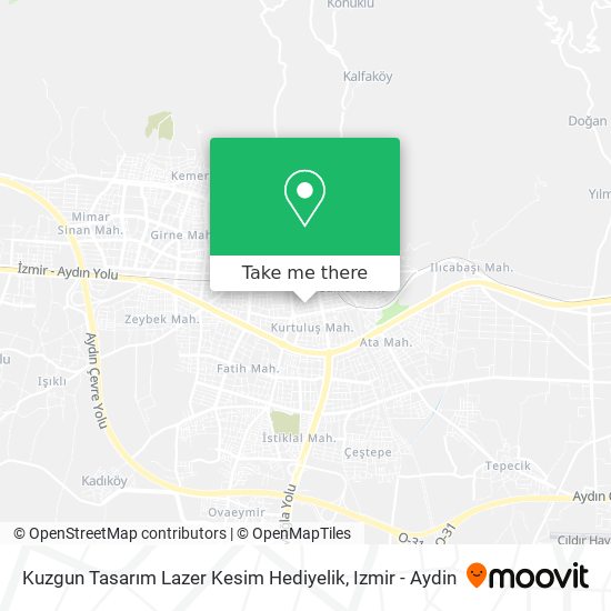 Kuzgun Tasarım Lazer Kesim Hediyelik map