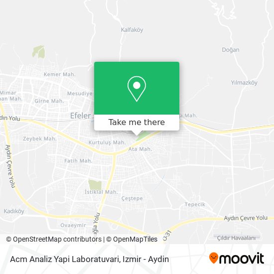Acm Analiz Yapi Laboratuvari map