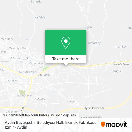 Aydın Büyükşehir Belediyesi Halk Ekmek Fabrikası map