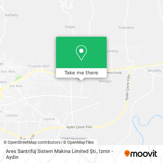 Ares Santrifüj Sistem Makina Limited Şti. map