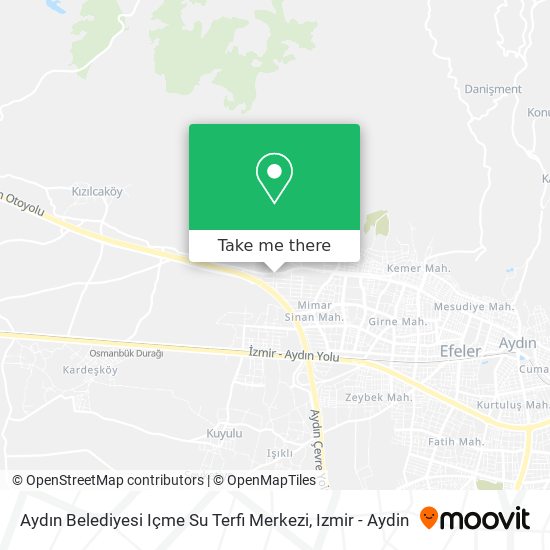 Aydın Belediyesi Içme Su Terfi Merkezi map