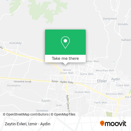 Zeytin Evleri map