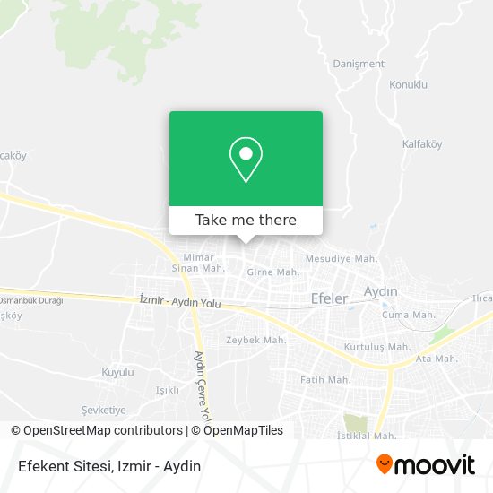 Efekent Sitesi map