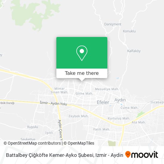 Battalbey Çiğköfte Kemer-Ayko Şubesi map