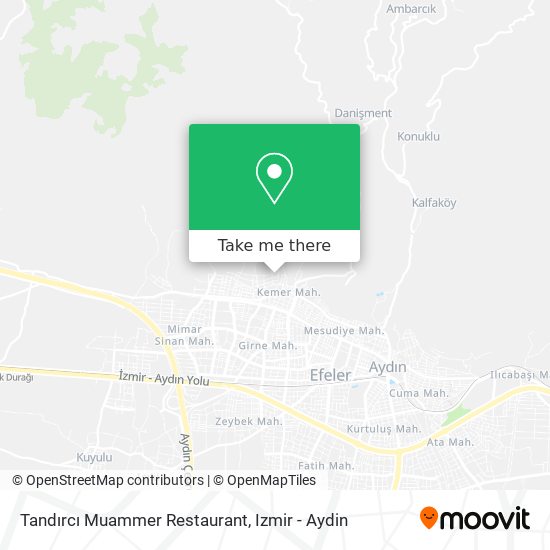 Tandırcı Muammer Restaurant map