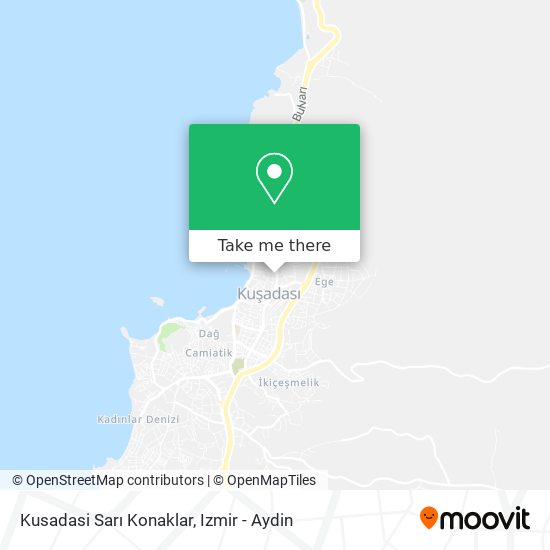 Kusadasi Sarı Konaklar map