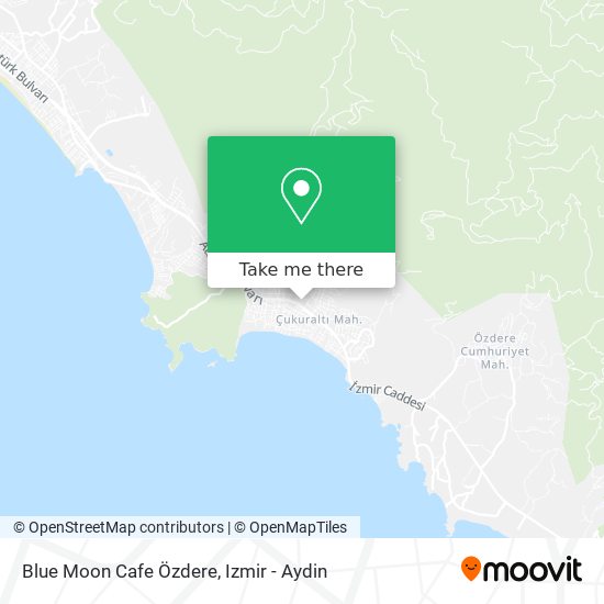 Blue Moon Cafe Özdere map