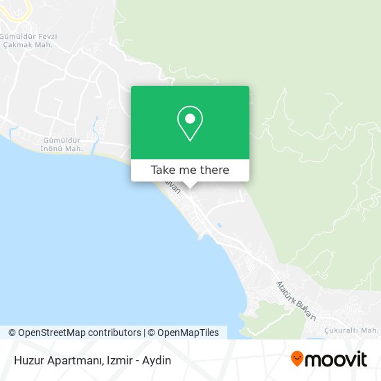 Huzur Apartmanı map