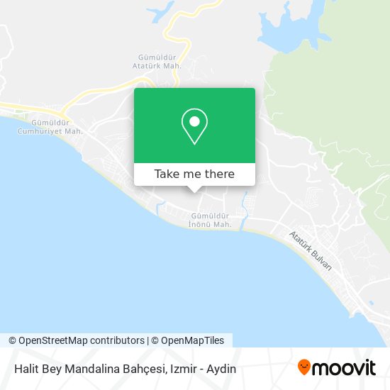 Halit Bey Mandalina Bahçesi map