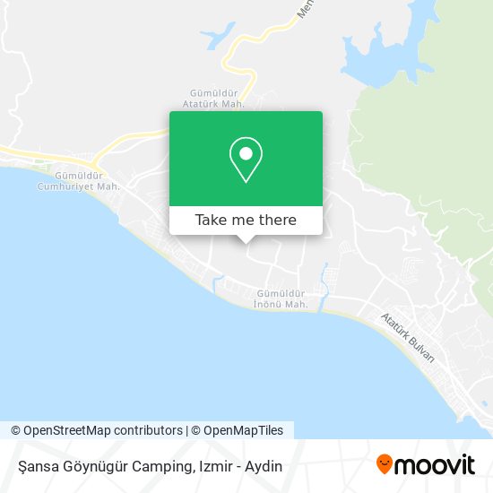 Şansa Göynügür Camping map