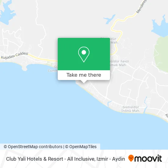 Club Yali Hotels & Resort - All Inclusive map