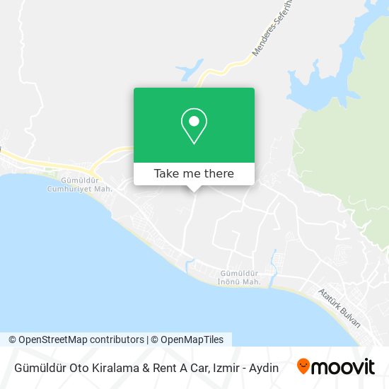 Gümüldür Oto Kiralama & Rent A Car map