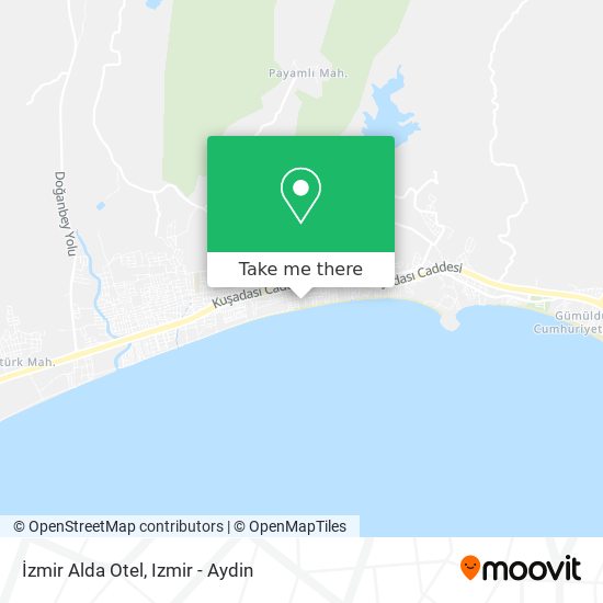 İzmir Alda Otel map