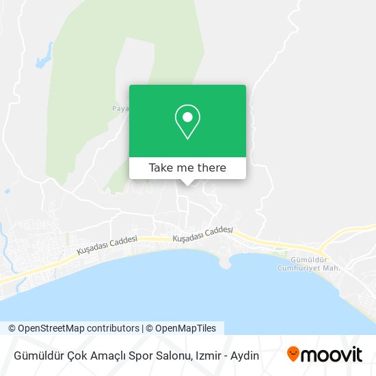 Gümüldür Çok Amaçlı Spor Salonu map