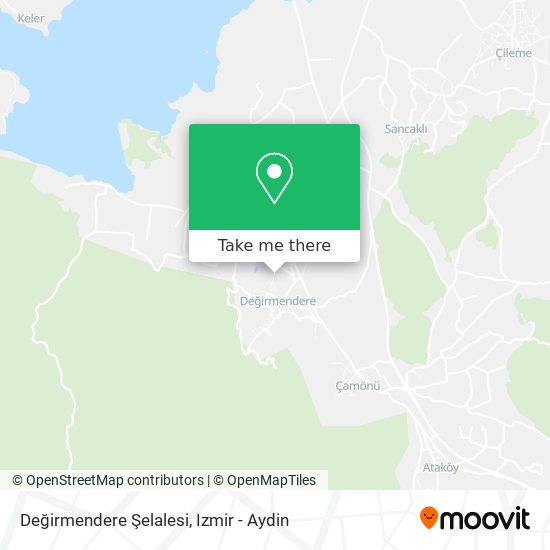 Değirmendere Şelalesi map