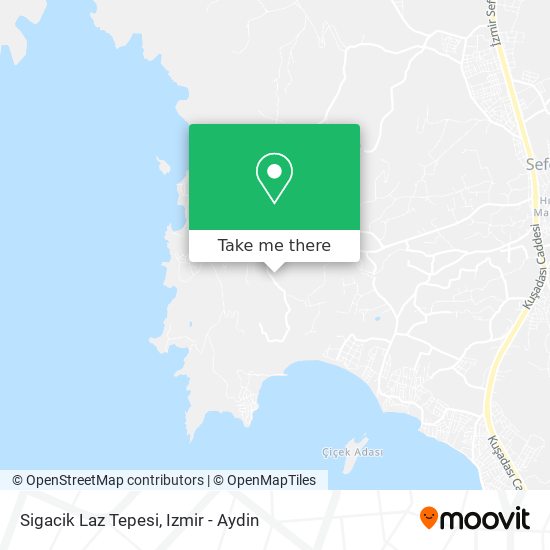 Sigacik Laz Tepesi map
