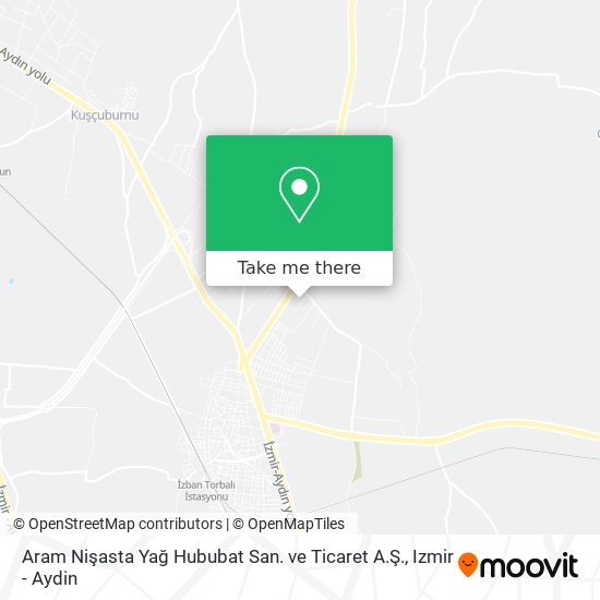 Aram Nişasta Yağ Hububat San. ve Ticaret A.Ş. map