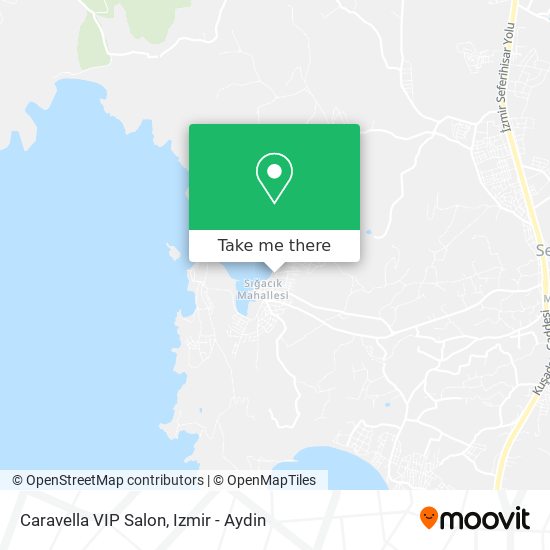 Caravella VIP Salon map