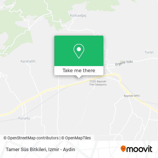 Tamer Süs Bitkileri map