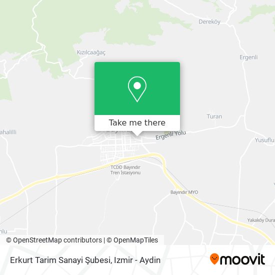 Erkurt Tarim Sanayi Şubesi map