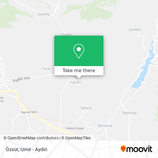 Özsüt map