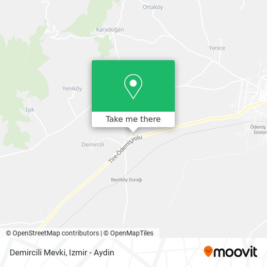 Demircili Mevki map