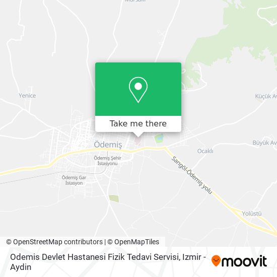 Odemis Devlet Hastanesi Fizik Tedavi Servisi map