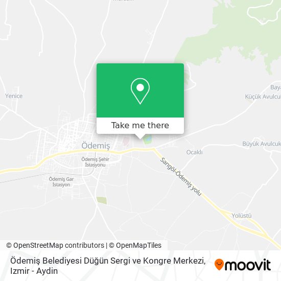 Ödemiş Belediyesi Düğün Sergi ve Kongre Merkezi map