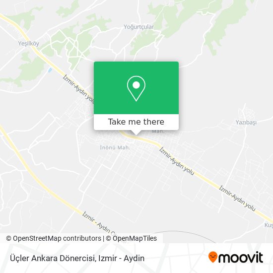 Üçler Ankara Dönercisi map