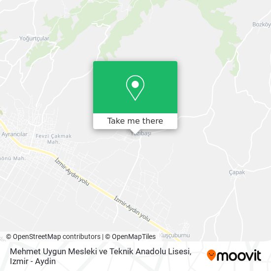 Mehmet Uygun Mesleki ve Teknik Anadolu Lisesi map