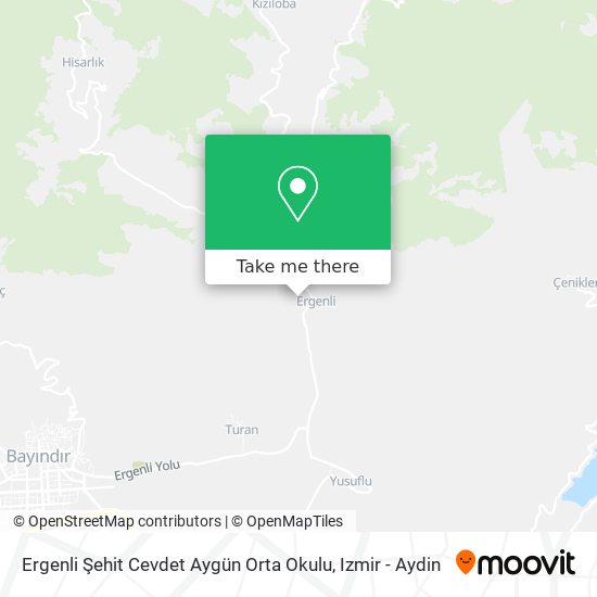 Ergenli Şehit Cevdet Aygün Orta Okulu map