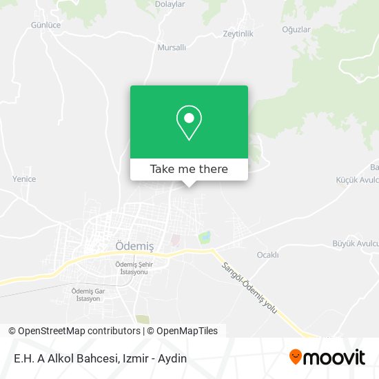 E.H. A Alkol Bahcesi map