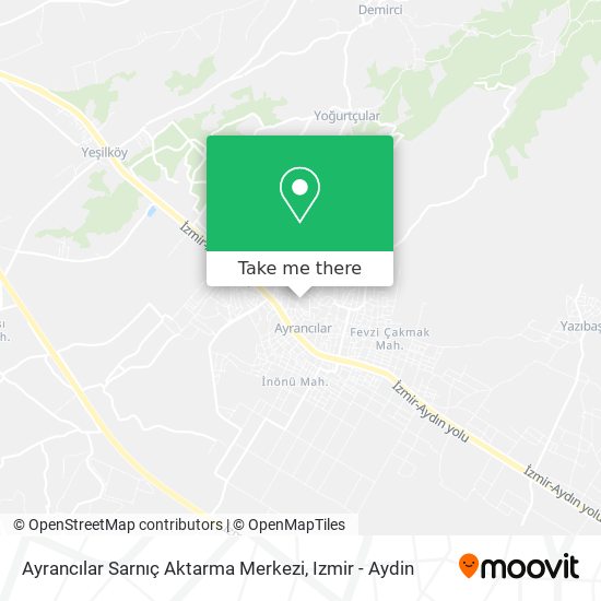 Ayrancılar Sarnıç Aktarma Merkezi map