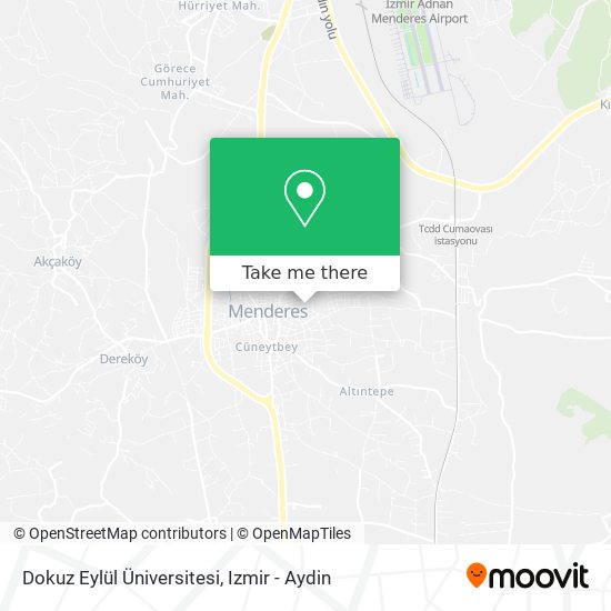 Dokuz Eylül Üniversitesi map