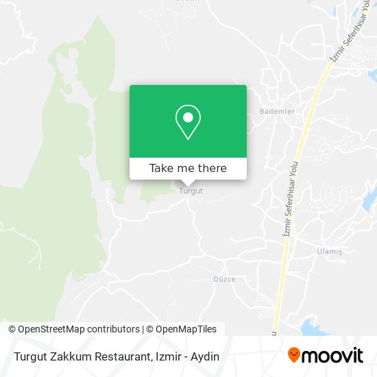 Turgut Zakkum Restaurant map
