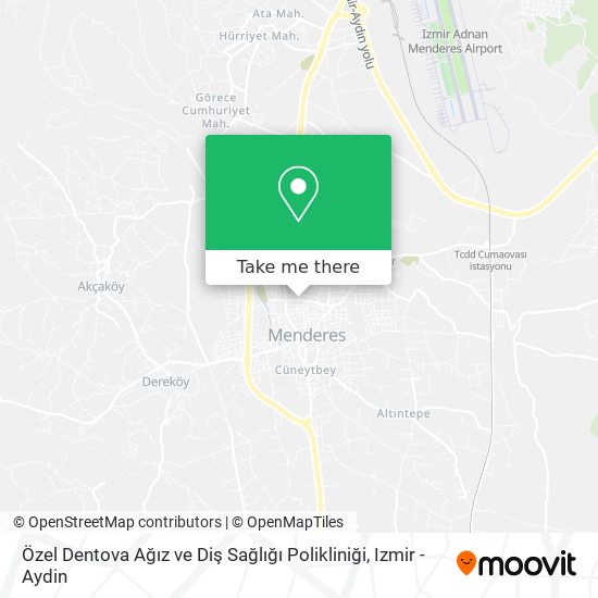 Özel Dentova Ağız ve Diş Sağlığı Polikliniği map