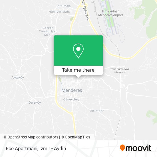 Ece Apartmani map