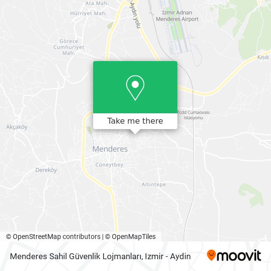 Menderes Sahil Güvenlik Lojmanları map