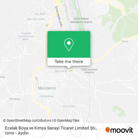 Ecelak Boya ve Kimya Sanayi Ticaret Limited Şti. map