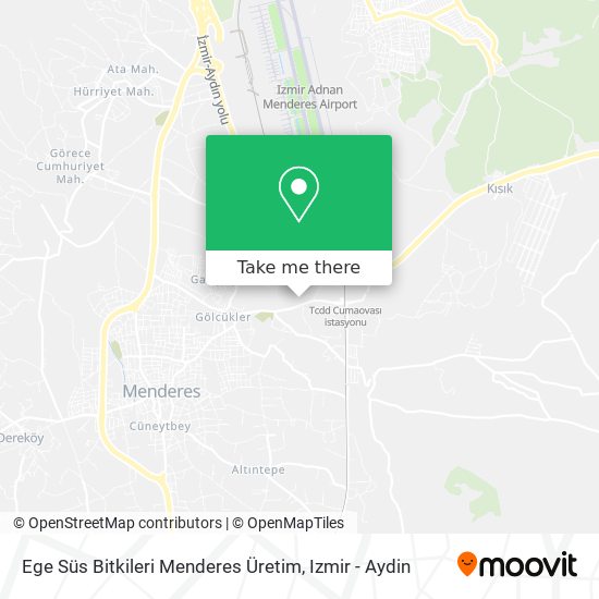 Ege Süs Bitkileri Menderes Üretim map