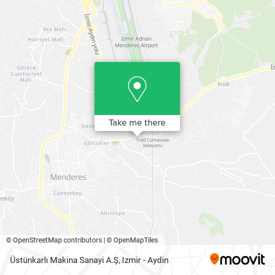 Üstünkarlı Makina Sanayi A.Ş map