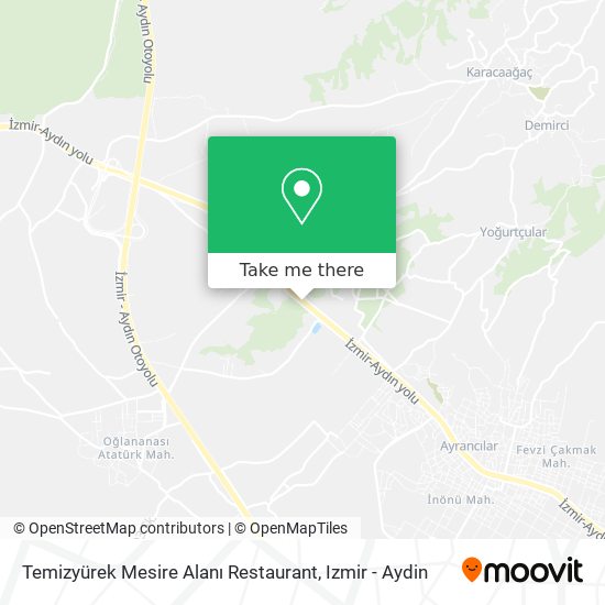 Temizyürek Mesire Alanı Restaurant map