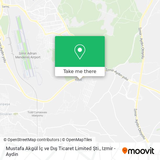 Mustafa Akgül İç ve Dış Ticaret Limited Şti. map