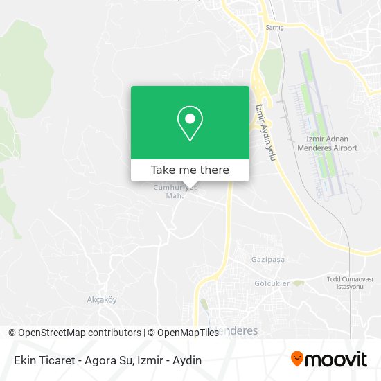 Ekin Ticaret - Agora Su map