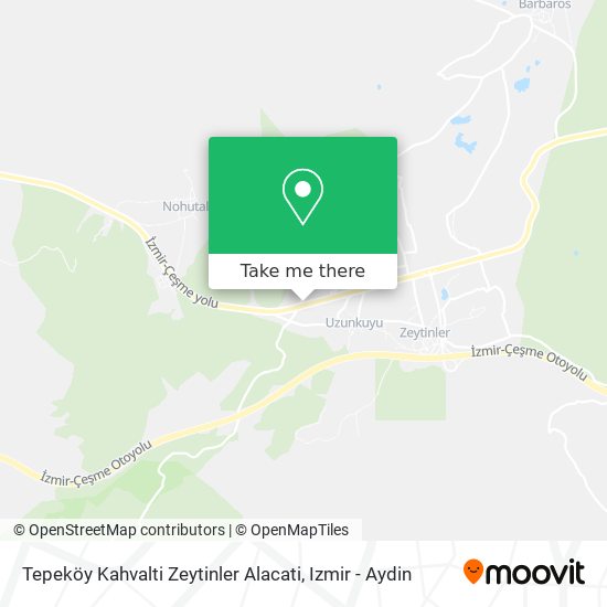 Tepeköy Kahvalti Zeytinler Alacati map