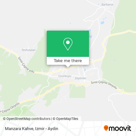 Manzara Kahve map