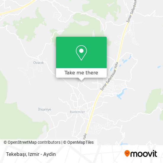 Tekebaşı map