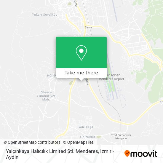 Yalçınkaya Halıcılık Limited Şti. Menderes map
